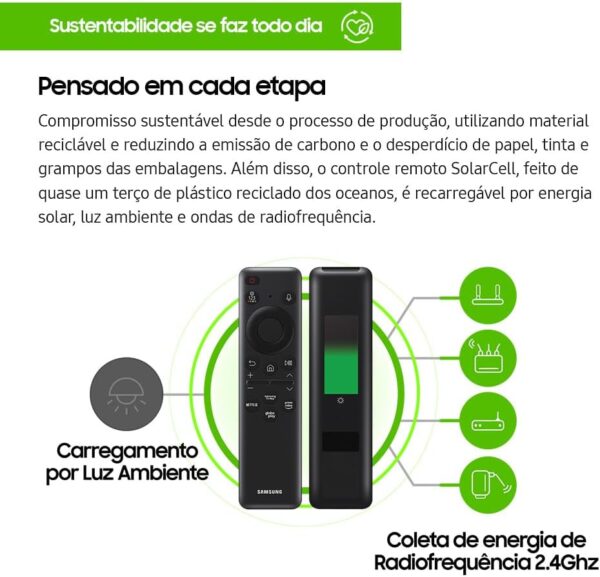 Samsung Smart TV 58" UHD 4K 58CU7700, Processador Crystal 4K, Gaming Hub, Visual Livre de Cabos, Tela sem limites, Alexa built in, Controle Único - Image 8